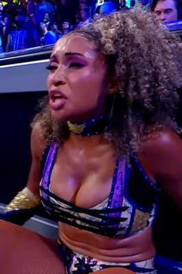 kelani_wwe - Pull it up and you get on your knees..