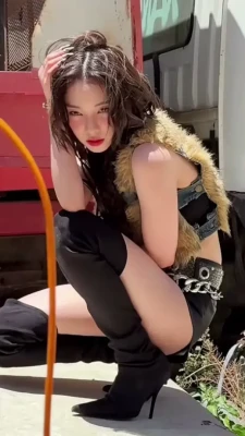 katarinablumprivat - I'm so pissed "leather " layer of this outfit just came off. I loved