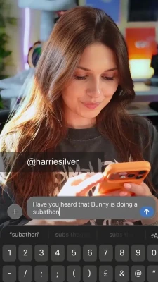 harriesilver - I love being your naughty little pocket slut, teasing you and making