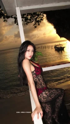 janice_yoong - hair up titties down
