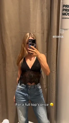 itsskylol - Good morning... have some more photos in this super sheer lingerie.