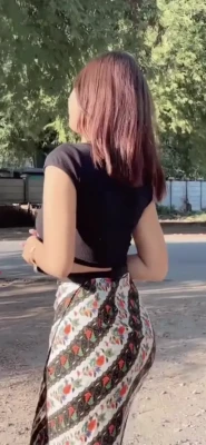 eainthmupaing01 - Throw back Doggy style wearing a butt plug. Using a mirror to fuck