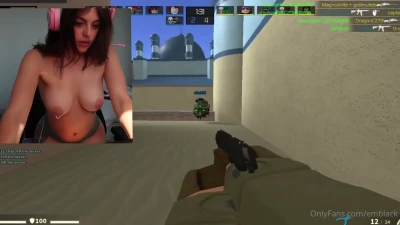 kinky_pantherss - An electric rotor is attached to the nipple.