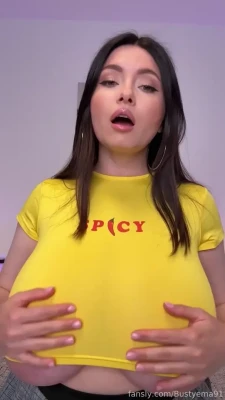 bustyema - Shining the floors with girl goo again
