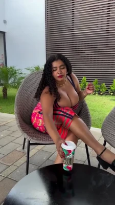 karlamelito - Something about red lingerie 😏