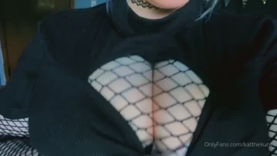katthekunt - I'm wearing a tight long sleeve shirt. You can see the bulging my